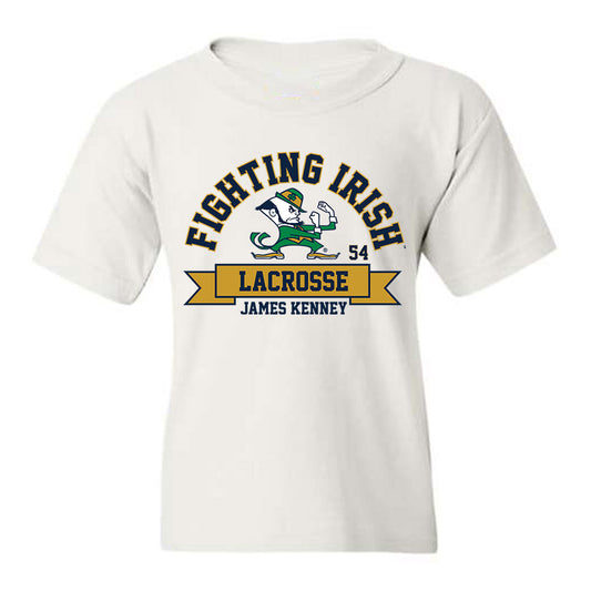 Notre Dame - NCAA Men's Lacrosse : James Kenney - Classic Fashion Shersey Youth T-Shirt
