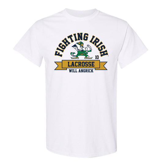Notre Dame - NCAA Men's Lacrosse : Will Angrick - Classic Fashion Shersey T-Shirt-0