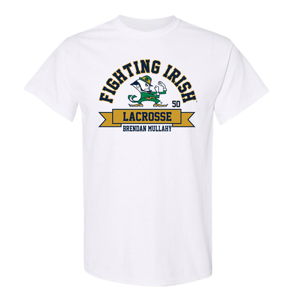 Notre Dame - NCAA Men's Lacrosse : Brendan Mullahy - Classic Fashion Shersey T-Shirt-0