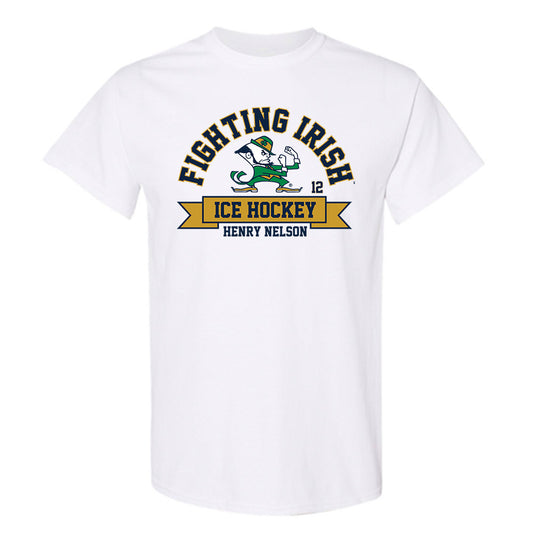 Notre Dame - NCAA Men's Ice Hockey : Henry Nelson - Classic Fashion Shersey T-Shirt