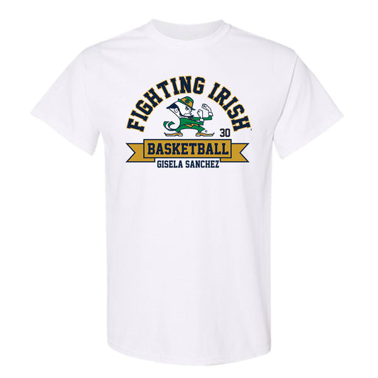 Notre Dame - NCAA Women's Basketball : Gisela Sanchez - Classic Fashion Shersey T-Shirt-0