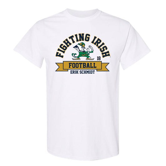 Notre Dame - NCAA Football : Erik Schmidt - Classic Fashion Shersey T-Shirt-0