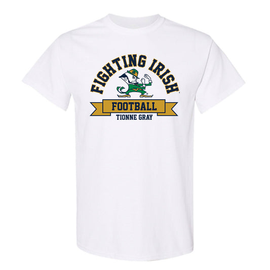 Notre Dame - NCAA Football : Tionne Gray - Classic Fashion Shersey T-Shirt-0