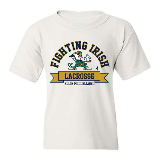 Notre Dame - NCAA Women's Lacrosse : Ellie McClelland - Classic Fashion Shersey Youth T-Shirt-0