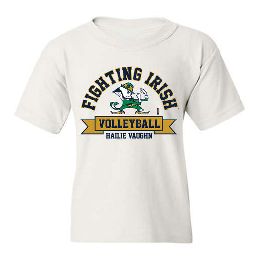 Notre Dame - NCAA Women's Volleyball : Hailie Vaughn - Classic Fashion Shersey Youth T-Shirt-0