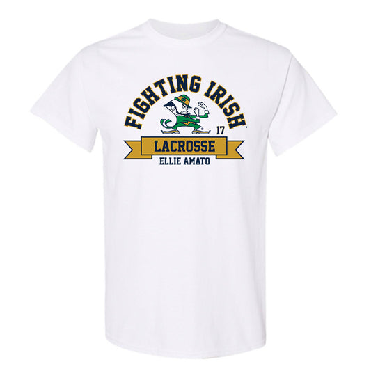 Notre Dame - NCAA Women's Lacrosse : Ellie Amato - Classic Fashion Shersey T-Shirt-0