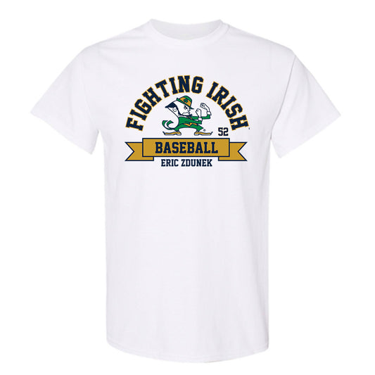 Notre Dame - NCAA Baseball : Eric Zdunek - Classic Fashion Shersey T-Shirt-0