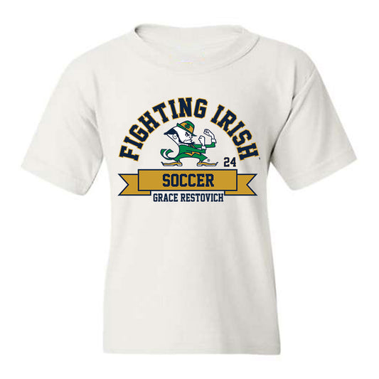 Notre Dame - NCAA Women's Soccer : Grace Restovich - Classic Fashion Shersey Youth T-Shirt