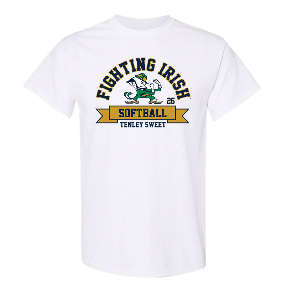 Notre Dame - NCAA Softball : Tenley Sweet - Classic Fashion Shersey T-Shirt-0