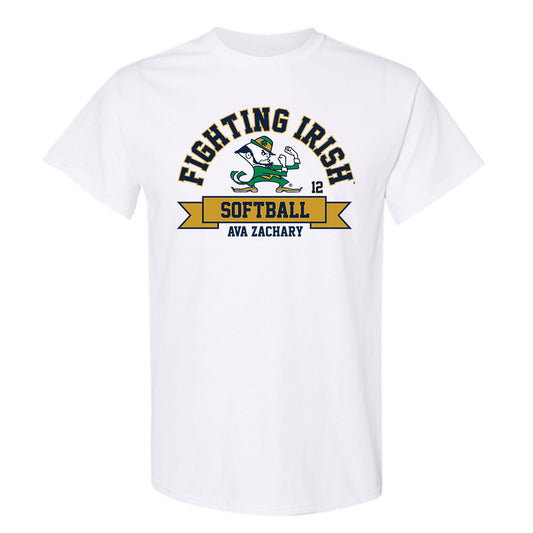 Notre Dame - NCAA Softball : Ava Zachary - Classic Fashion Shersey T-Shirt-0