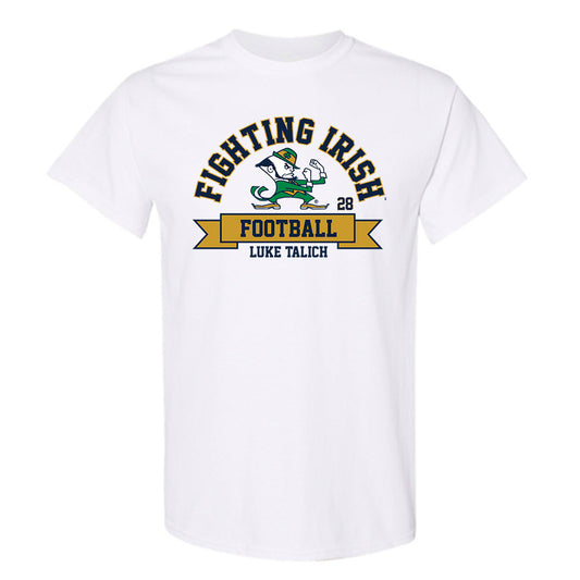 Notre Dame - NCAA Football : Luke Talich - Classic Fashion Shersey T-Shirt-0