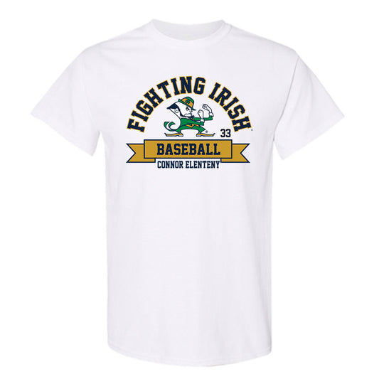 Notre Dame - NCAA Baseball : Connor Elenteny - Classic Fashion Shersey T-Shirt-0