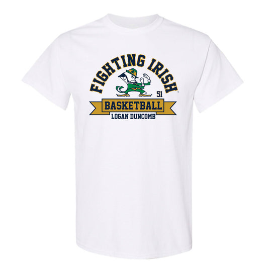 Notre Dame - NCAA Men's Basketball : Logan Duncomb - Classic Fashion Shersey T-Shirt-0