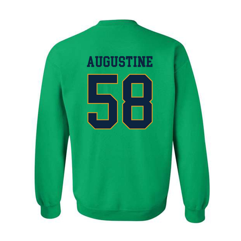 Notre Dame - NCAA Football : Matty Augustine - Classic Fashion Shersey Crewneck Sweatshirt-1