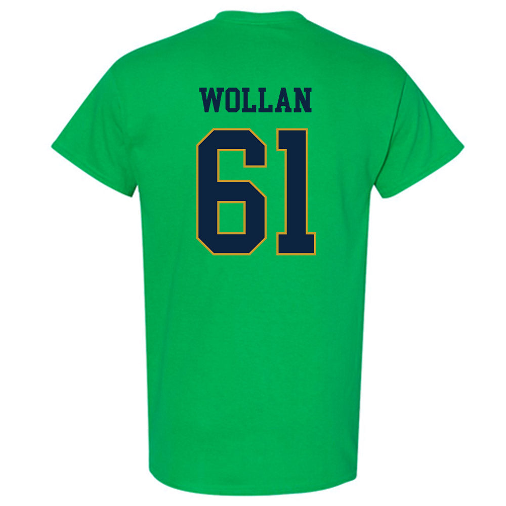 Notre Dame - NCAA Football : Robbie Wollan - Classic Fashion Shersey T-Shirt-1