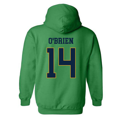 Notre Dame - NCAA Women's Lacrosse : Franny O'Brien - Classic Fashion Shersey Hooded Sweatshirt-1