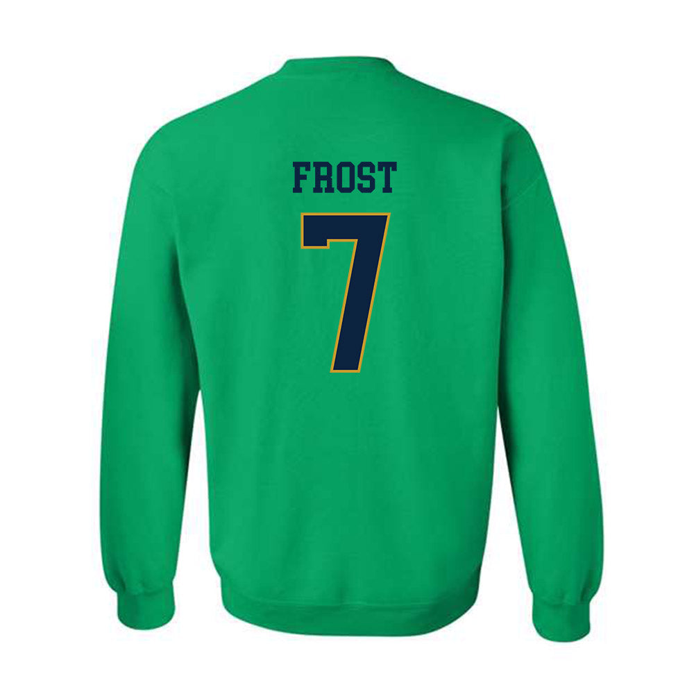 Notre Dame - NCAA Men's Basketball : Ryder Frost - Classic Fashion Shersey Crewneck Sweatshirt-1