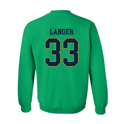 Notre Dame - NCAA Women's Volleyball : Grace Langer - Classic Fashion Shersey Crewneck Sweatshirt