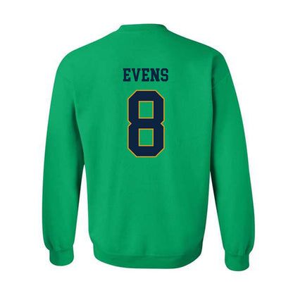 Notre Dame - NCAA Women's Volleyball : Maya Evens - Classic Fashion Shersey Crewneck Sweatshirt-1