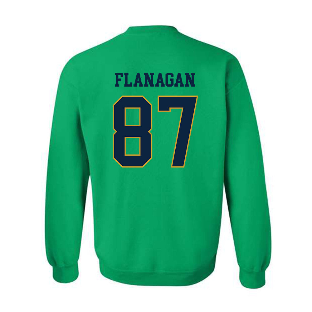 Notre Dame - NCAA Football : Cooper Flanagan - Classic Fashion Shersey Crewneck Sweatshirt-1