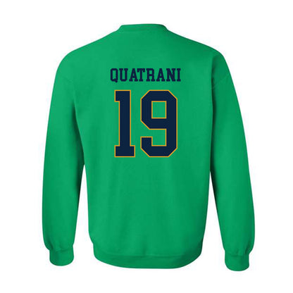 Notre Dame - NCAA Baseball : Mark Quatrani - Classic Fashion Shersey Crewneck Sweatshirt-1