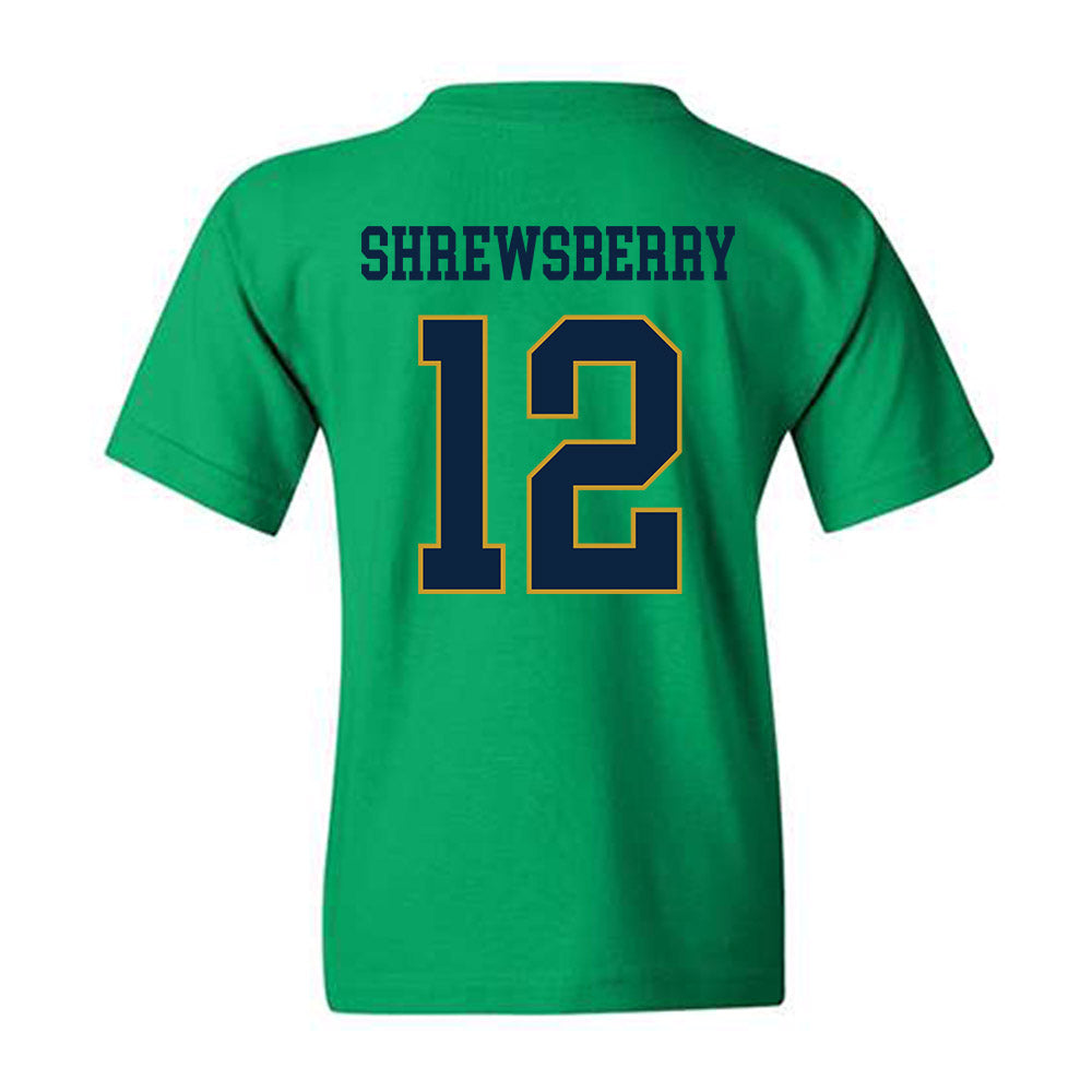 Notre Dame - NCAA Men's Basketball : Nick Shrewsberry - Classic Fashion Shersey Youth T-Shirt-1
