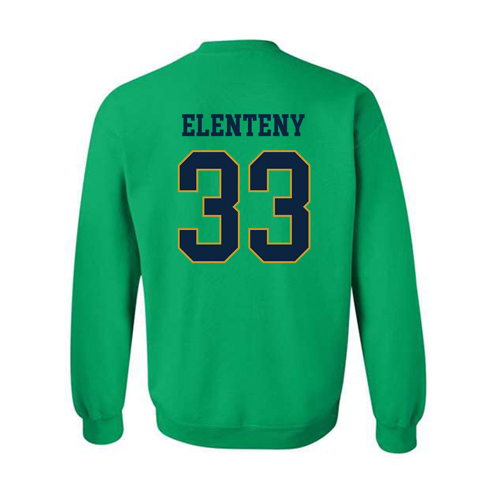 Notre Dame - NCAA Baseball : Connor Elenteny - Classic Fashion Shersey Crewneck Sweatshirt-1