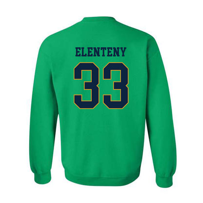 Notre Dame - NCAA Baseball : Connor Elenteny - Classic Fashion Shersey Crewneck Sweatshirt-1