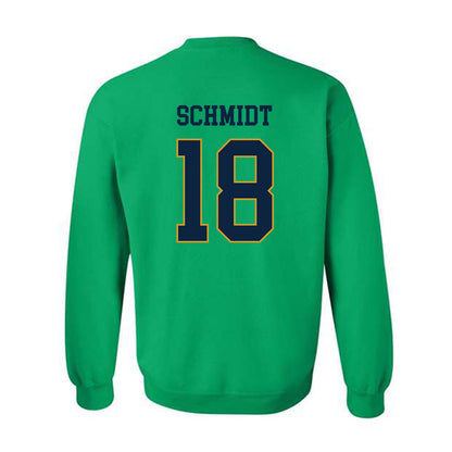 Notre Dame - NCAA Football : Erik Schmidt - Classic Fashion Shersey Crewneck Sweatshirt-1
