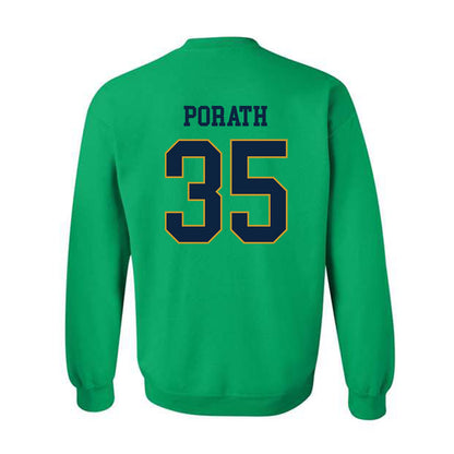 Notre Dame - NCAA Football : Spencer Porath - Classic Fashion Shersey Crewneck Sweatshirt-1