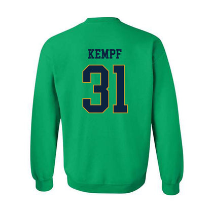 Notre Dame - NCAA Men's Ice Hockey : Nicholas Kempf - Classic Fashion Shersey Crewneck Sweatshirt