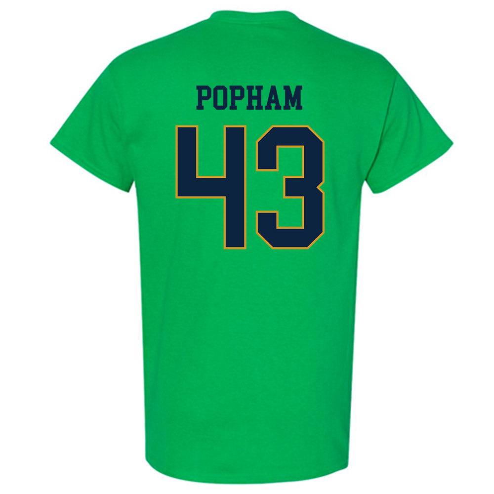 Notre Dame - NCAA Men's Lacrosse : Bo Popham - Classic Fashion Shersey T-Shirt-1
