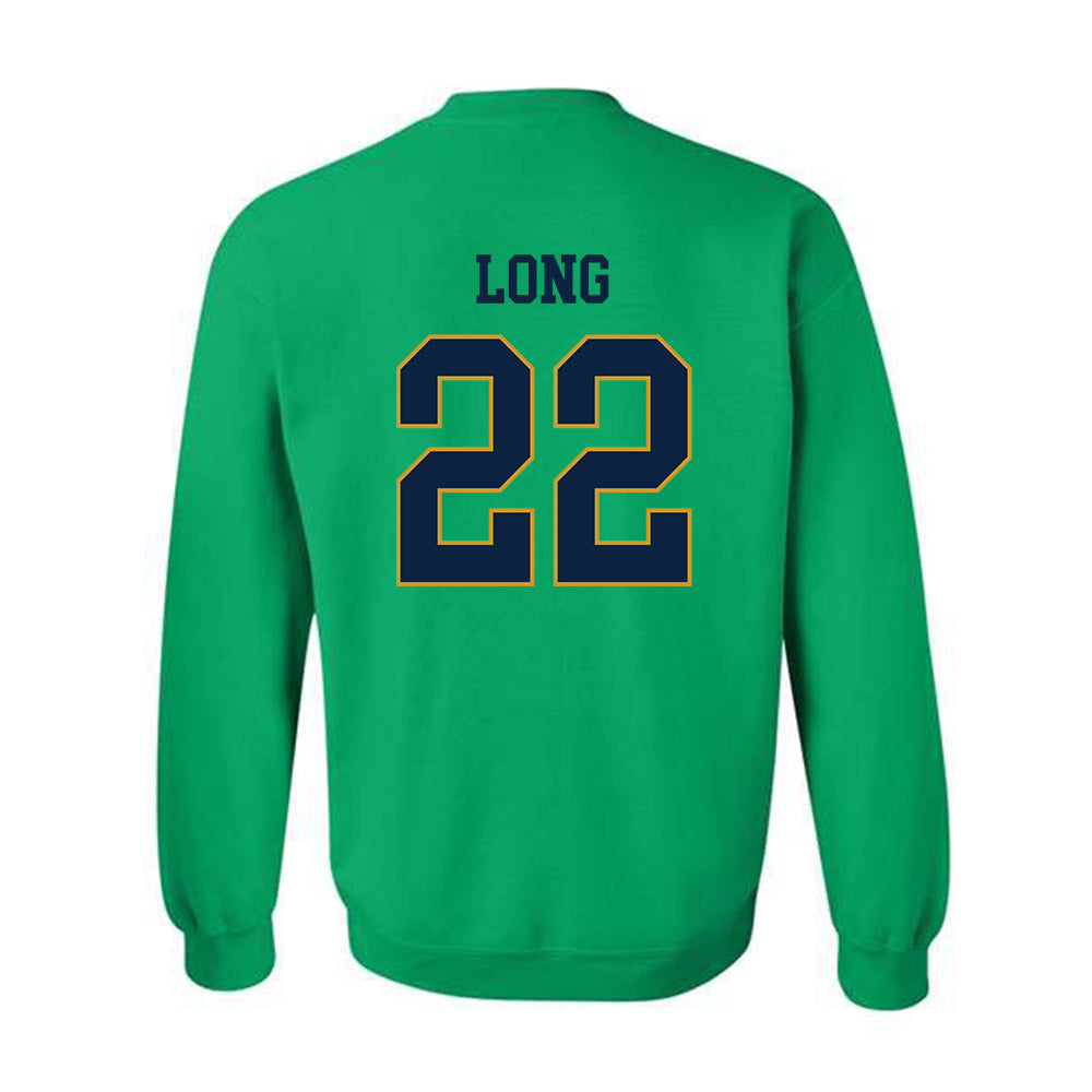 Notre Dame - NCAA Football : Ethan Long - Classic Fashion Shersey Crewneck Sweatshirt-1