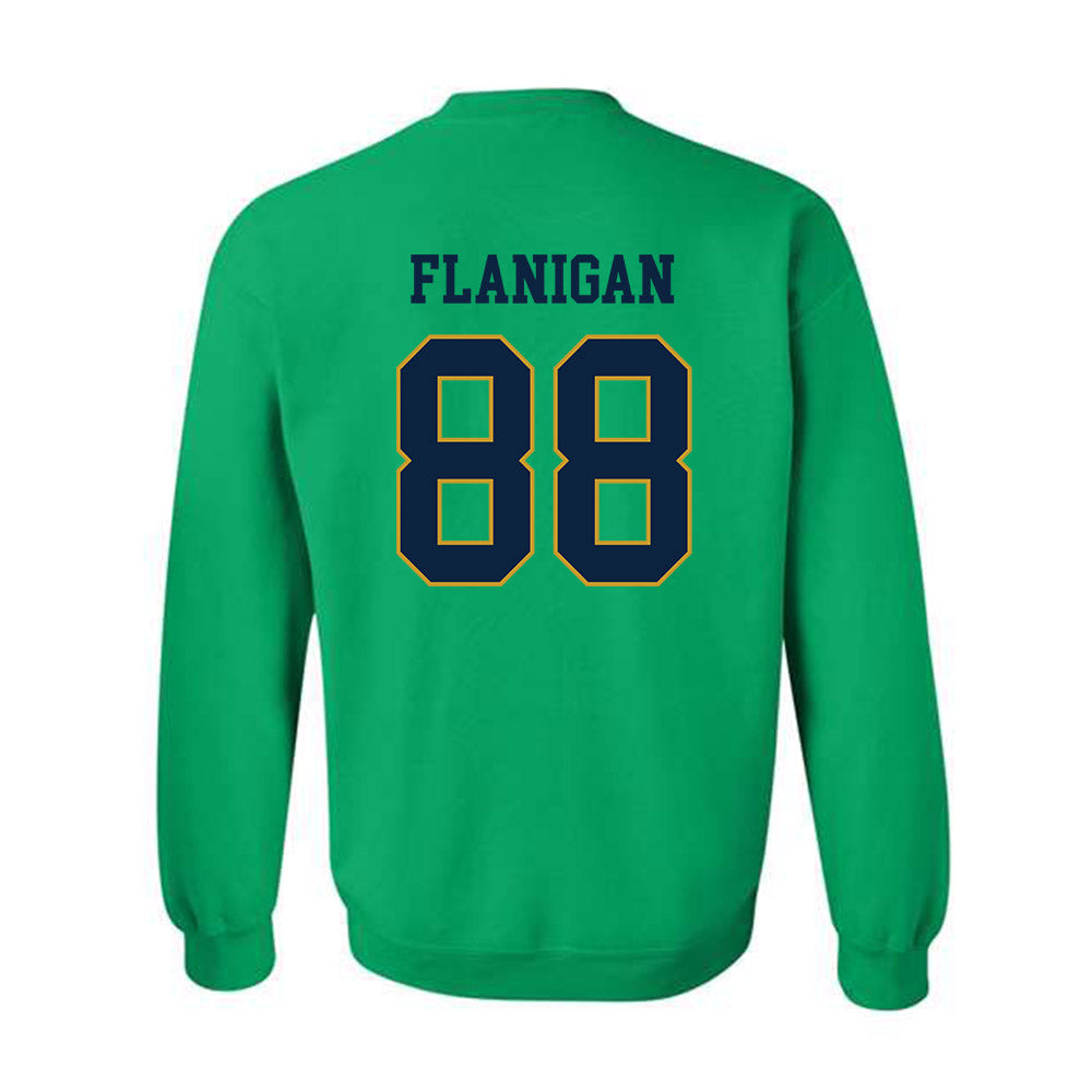 Notre Dame - NCAA Football : James Flanigan - Classic Fashion Shersey Crewneck Sweatshirt-1