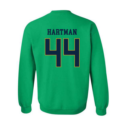 Notre Dame - NCAA Baseball : Trent Hartman - Classic Fashion Shersey Crewneck Sweatshirt-1