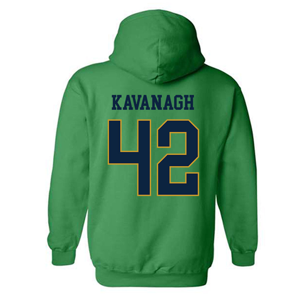 Notre Dame - NCAA Women's Lacrosse : Ingrid Kavanagh - Classic Fashion Shersey Hooded Sweatshirt-1