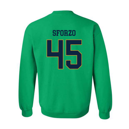 Notre Dame - NCAA Men's Lacrosse : Ryan Sforzo - Classic Fashion Shersey Crewneck Sweatshirt-1