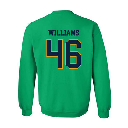 Notre Dame - NCAA Football : Matt Williams - Classic Fashion Shersey Crewneck Sweatshirt-1
