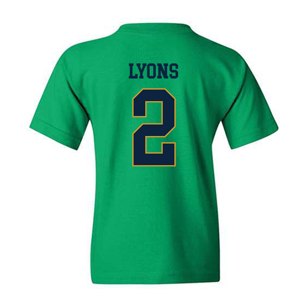 Notre Dame - NCAA Women's Lacrosse : Abigail Lyons - Classic Fashion Shersey Youth T-Shirt-1