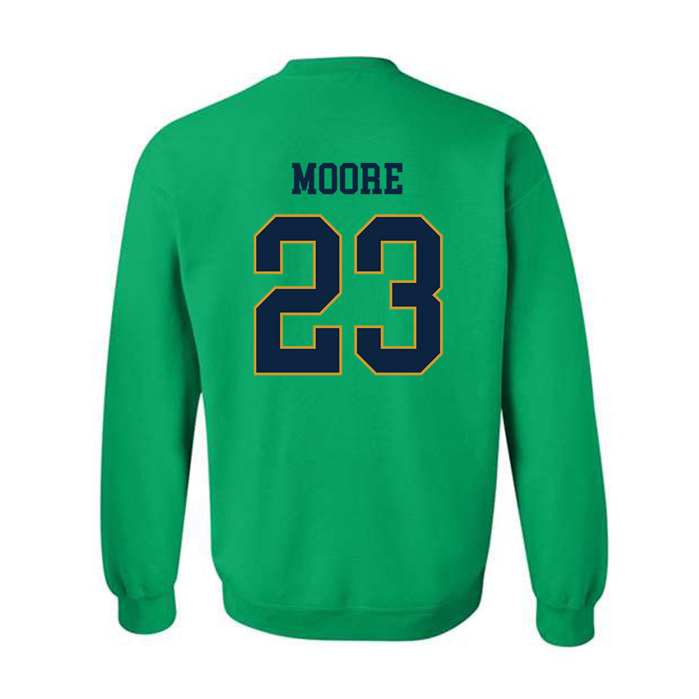 Notre Dame - NCAA Women's Lacrosse : Molly Moore - Classic Fashion Shersey Crewneck Sweatshirt-1
