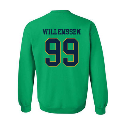 Notre Dame - NCAA Softball : Christina Willemssen - Classic Fashion Shersey Crewneck Sweatshirt-1
