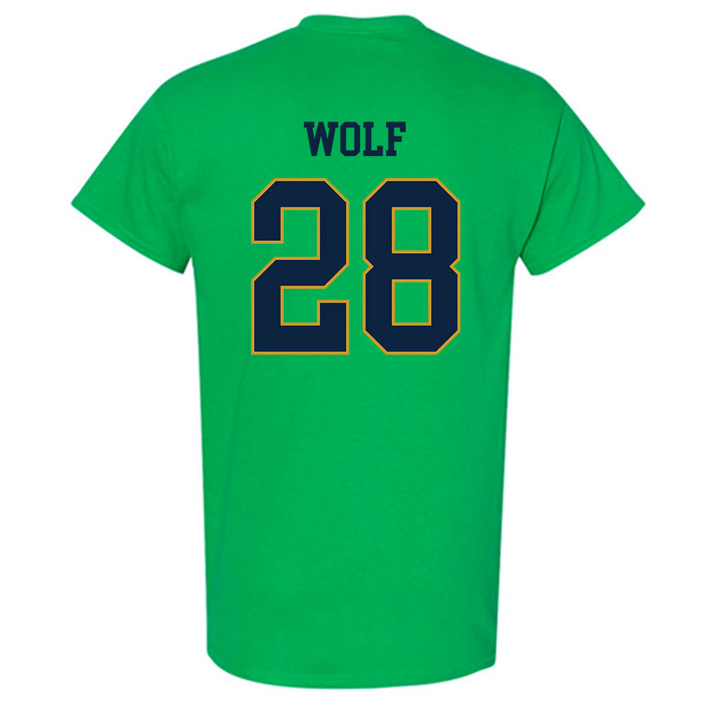 Notre Dame - NCAA Baseball : Rhys Wolf - Classic Fashion Shersey T-Shirt-1