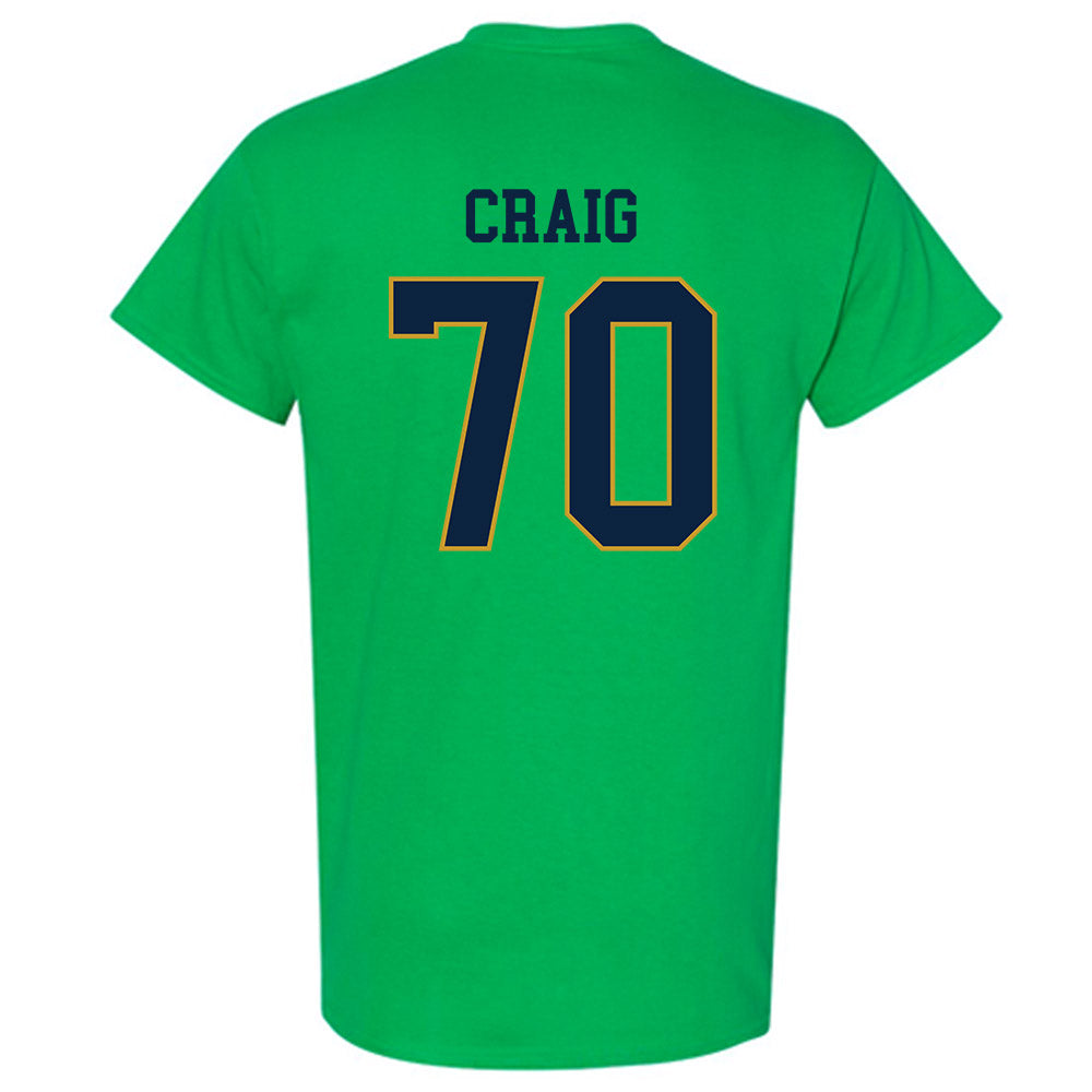 Notre Dame - NCAA Football : Ashton Craig - Classic Fashion Shersey T-Shirt-1