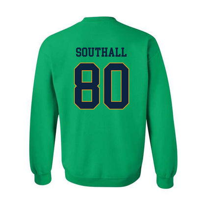 Notre Dame - NCAA Football : Xavier Southall - Classic Fashion Shersey Crewneck Sweatshirt-1