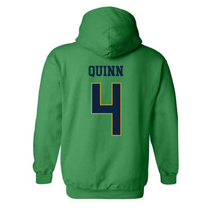 Notre Dame - NCAA Men's Ice Hockey : Michael Quinn - Classic Fashion Shersey Hooded Sweatshirt-1