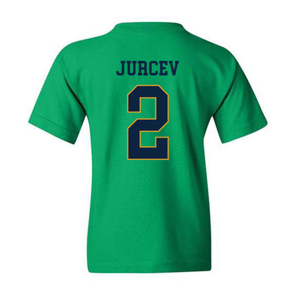 Notre Dame - NCAA Men's Ice Hockey : Jimmy Jurcev - Classic Fashion Shersey Youth T-Shirt