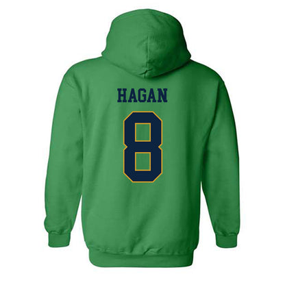 Notre Dame - NCAA Softball : Lily Hagan - Classic Fashion Shersey Hooded Sweatshirt-1