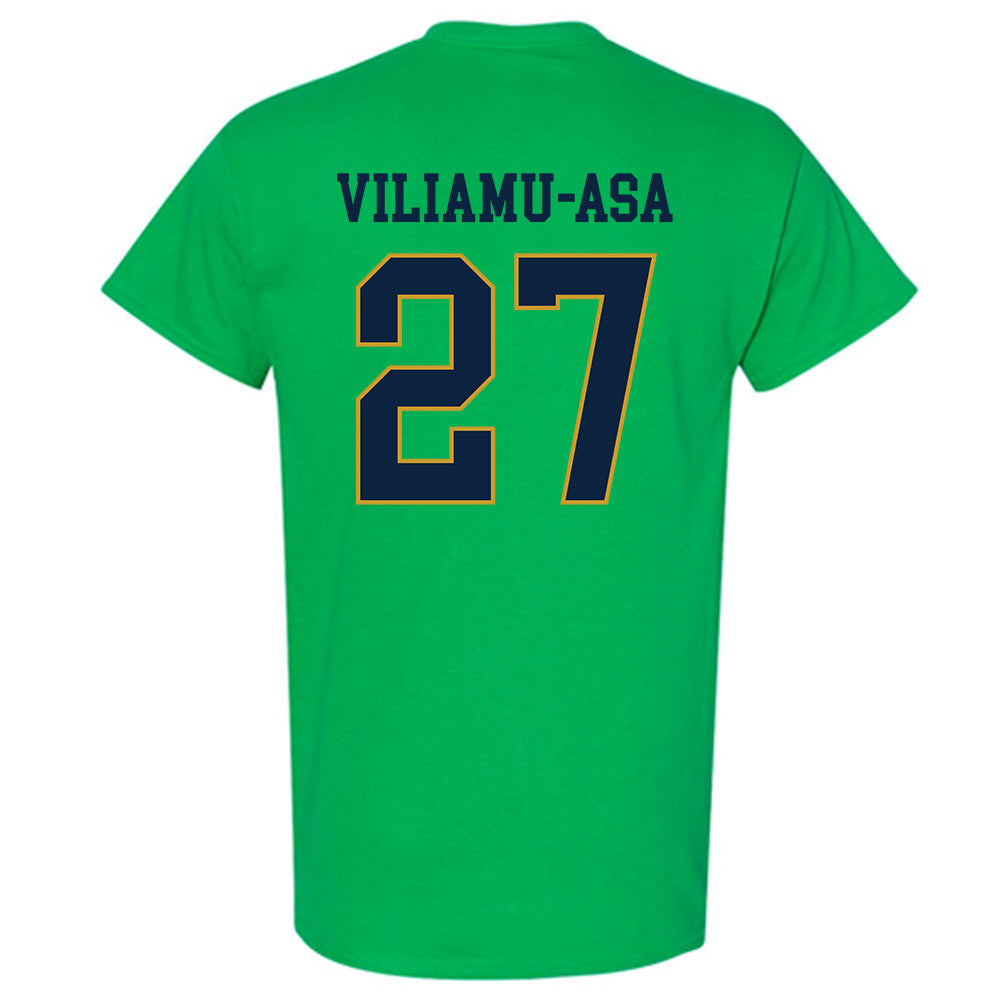 Notre Dame - NCAA Football : Kyngstonn Viliamu-Asa - Classic Fashion Shersey T-Shirt-1