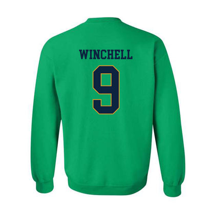 Notre Dame - NCAA Softball : Mickey Winchell - Classic Fashion Shersey Crewneck Sweatshirt-1