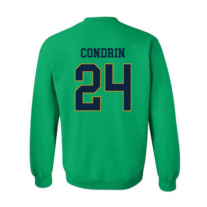 Notre Dame - NCAA Baseball : Luke Condrin - Classic Fashion Shersey Crewneck Sweatshirt-1